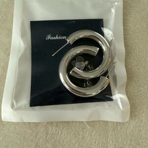 Silver Hoop Earrings